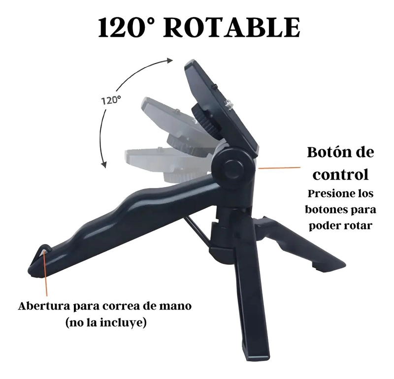 ESTABILIZADOR DE CELULAR CON TRIPODE Y MICROFONO PARA GRABACION - 10