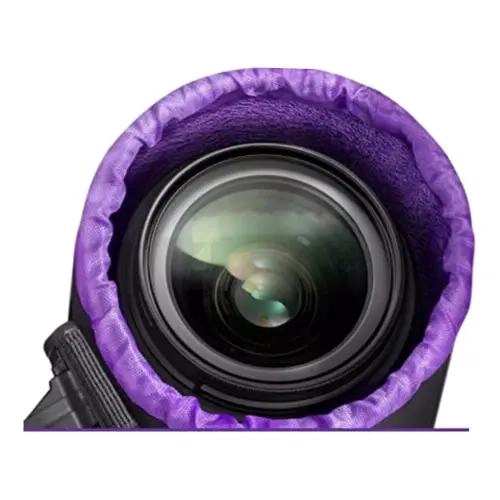 FUNDA ESTUCHE NEOPRENO PARA LENTES DE CAMARA TAMAÑO M - 3