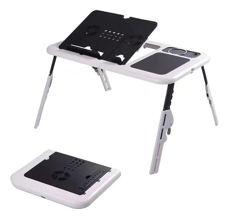 MESA PORTATIL PLEGABLE CON VENTILADORES Y USB PARA NOTEBOOK - 5