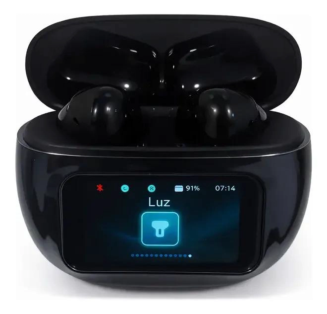 AUDIFONOS INALAMBRICOS BLUETOOTH CON PANTALLA TACTIL Y SONIDO ESTE REO - 1