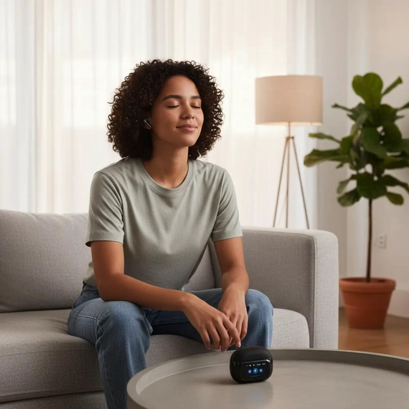AUDIFONOS INALAMBRICOS BLUETOOTH CON PANTALLA TACTIL Y SONIDO ESTE REO - 2