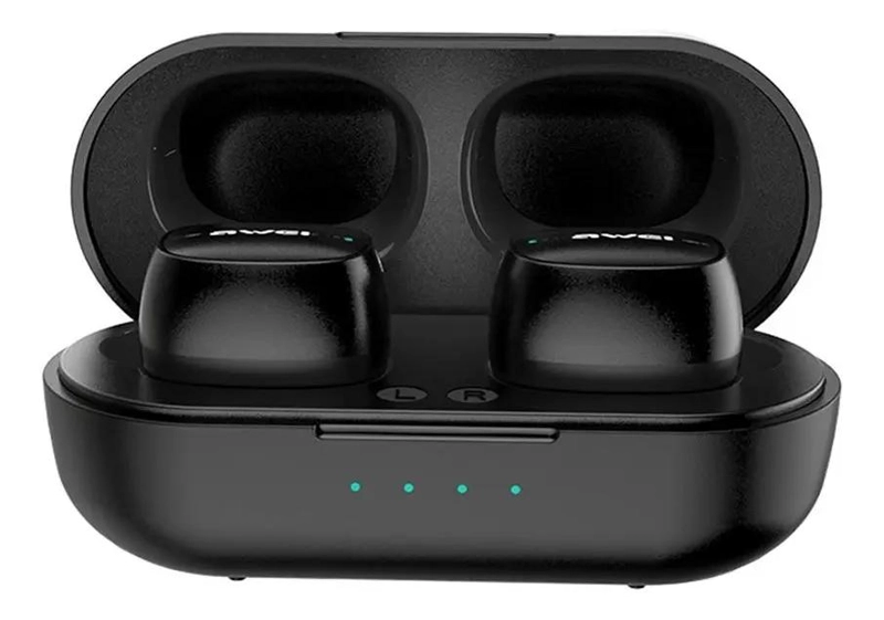 AUDIFONOS INTRAUDITIVOS BLUETOOTH IMPERMEABLES CON BASE DE CARGA - 1