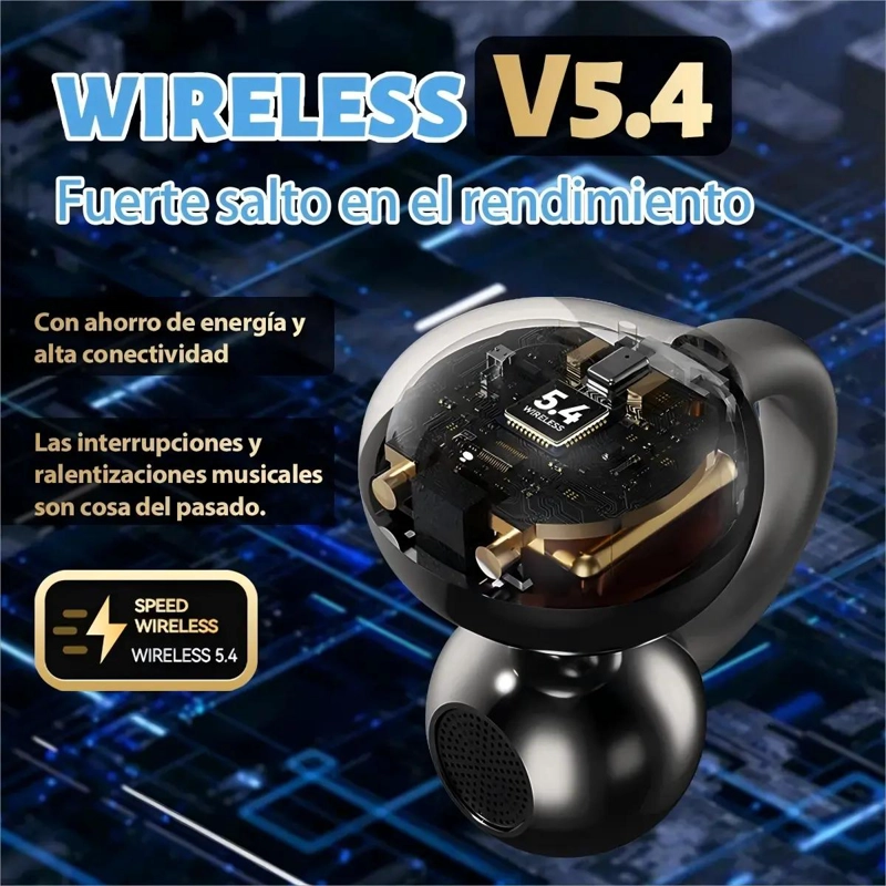 AUDIFONOS INALAMBRICOS BLUETOOTH OPEN EAR CON MICROFONO HD - 10