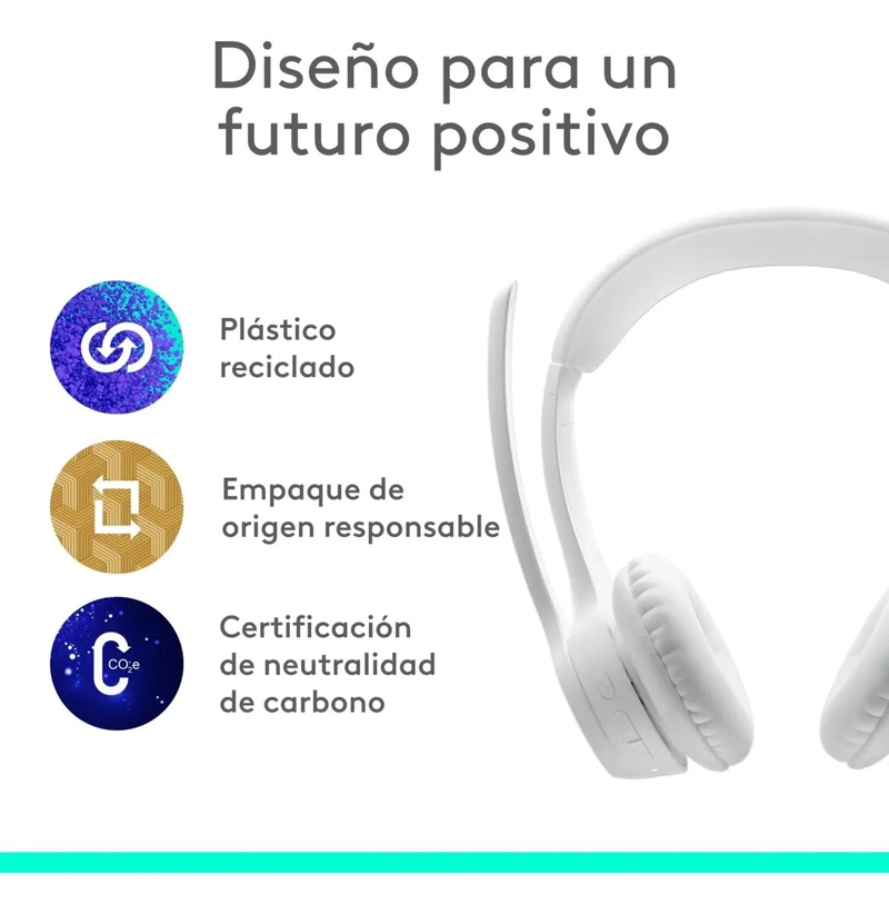AURICULARES INALAMBRICOS CON MICROFONO Y CANCELACION DE RUIDO - 5