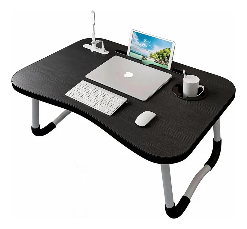 MESA PLEGABLE MULTIFUNCIONAL PARA NOTEBOOK Y TABLET 60X40CM - 1