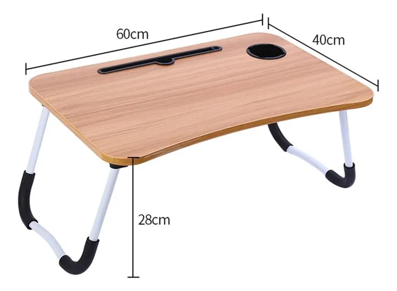MESA PLEGABLE MULTIFUNCIONAL PARA NOTEBOOK Y TABLET 60X40CM - 5