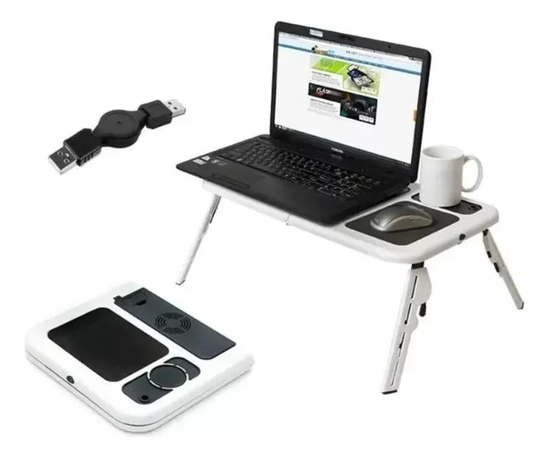 MESA PLEGABLE AJUSTABLE PARA USO EN CASA Y OFICINA - 3