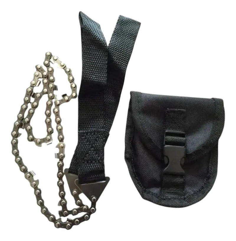 SIERRA CADENA MANUAL MULTIUSO CON FUNDA PARA CAMPING - 3