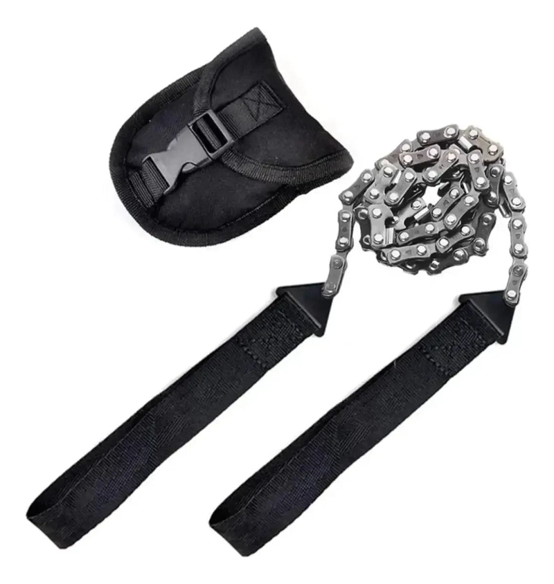 SIERRA CADENA MANUAL MULTIUSO CON FUNDA PARA CAMPING - 6