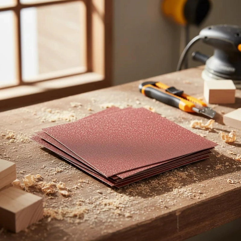 PLIEGO DE LIJA G-50 PARA MADERA, 10 UNIDADES, ALTA CALIDAD - 2