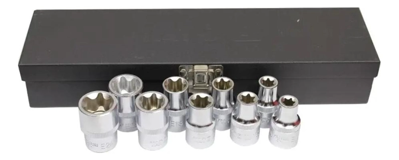 CUADRADO DE CONEXION 1/2' CON 9 PIEZAS - 6
