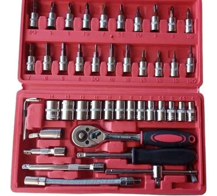 SET DE DADOS DE 1/4 CON 46 PIEZAS Y MALETA - 1