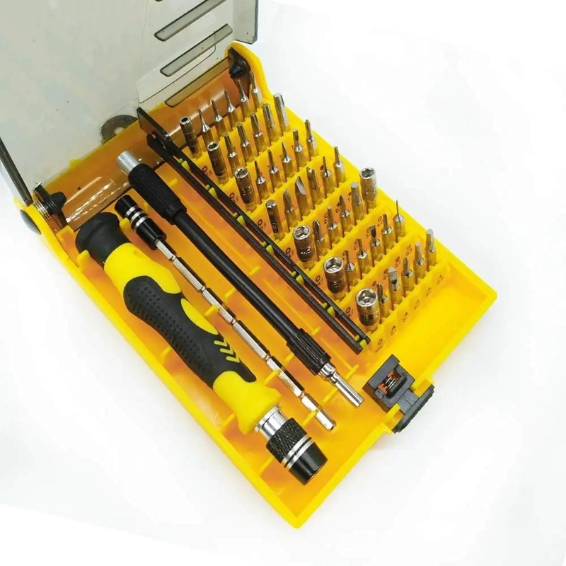 JUEGO DE DESTORNILLADORES DE PRECISION CON 45 PIEZAS PARA ELECTRONICA - 1