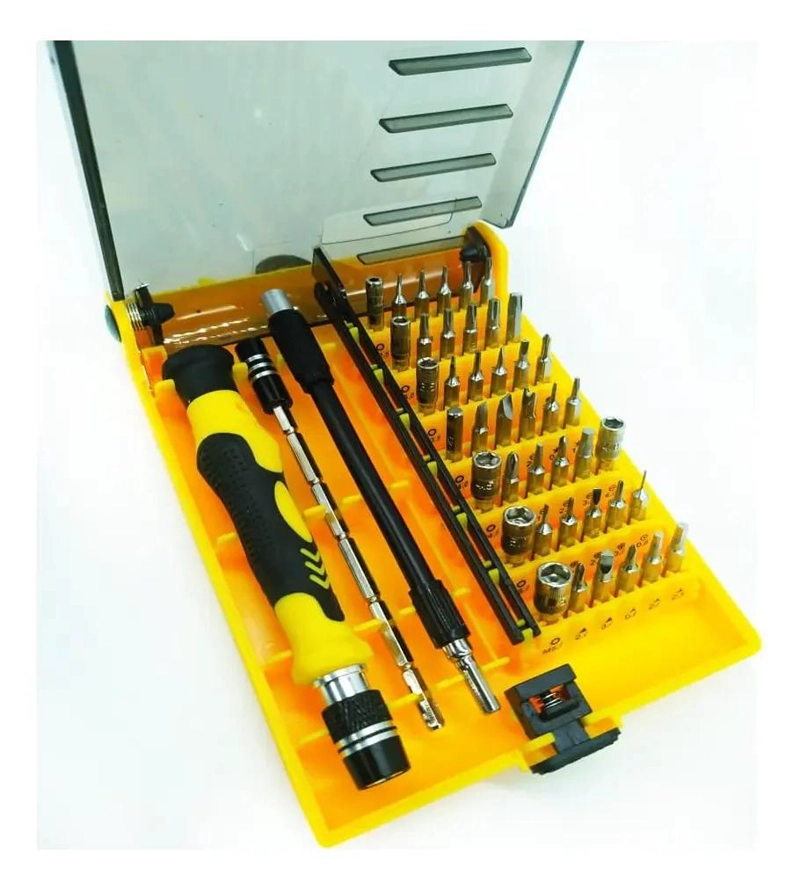 JUEGO DE DESTORNILLADORES DE PRECISION CON 45 PIEZAS PARA ELECTRONICA - 4