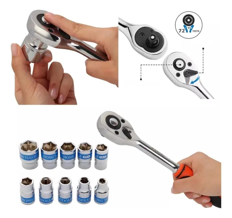LLAVE COMBINADA AJUSTABLE CROMADA - 3