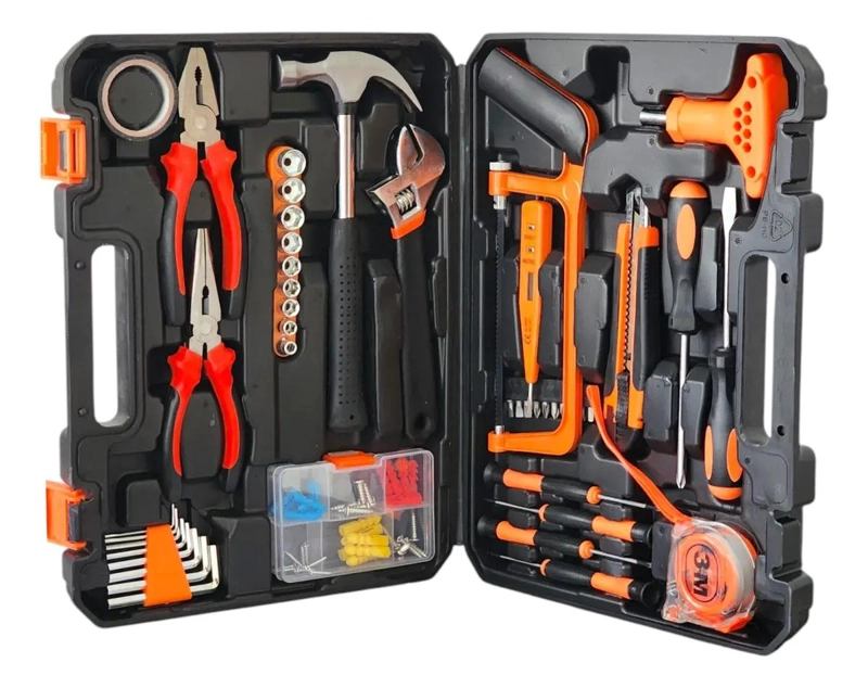 SET 150 PIEZAS HERRAMIENTAS MANUALES PORTATIL - 4