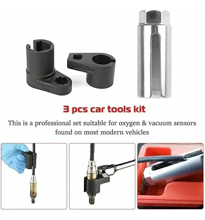 KIT DE 3 DADOS PARA SENSORES DE OXIGENO DE 1/2 Y 3/8 PULGADAS - 2