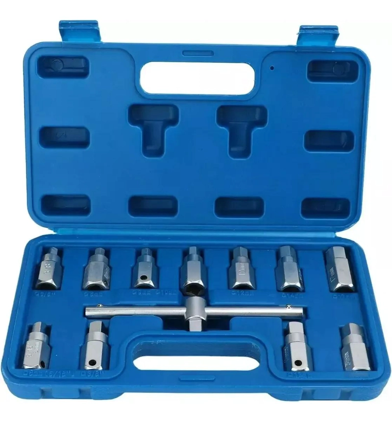 KIT SET JUEGO DE DADOS ALLEN Y CUADRADO 12 PIEZAS - 1
