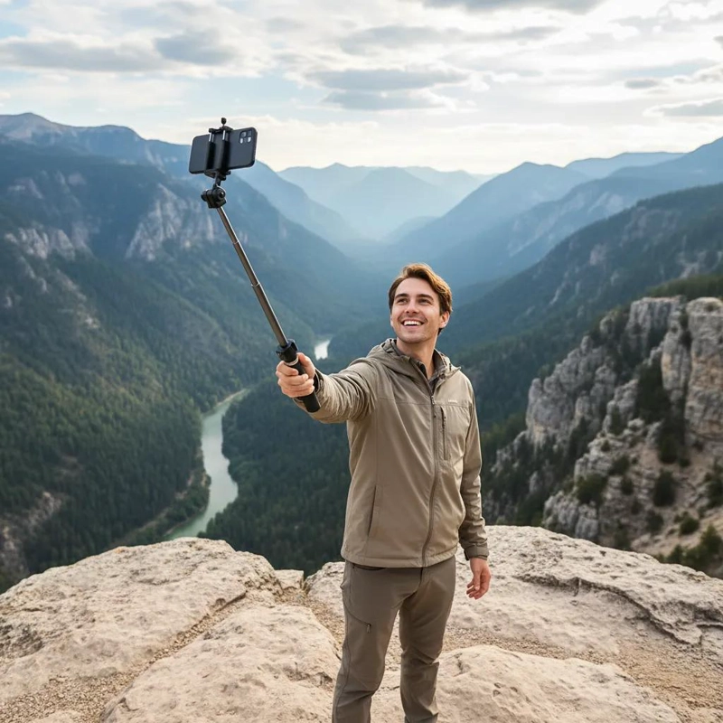 PALO SELFIE EXTENSIBLE CON TRIPODE Y CONTROL REMOTO BLUETOOTH - 10