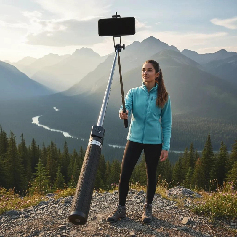 PALO SELFIE EXTENSIBLE CON TRIPODE Y CONTROL REMOTO BLUETOOTH - 9