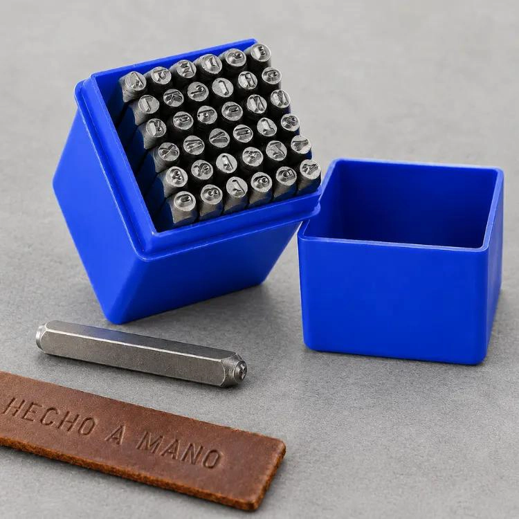 SET DE NUMEROS Y LETRAS DE GOLPE 8MM PARA MARCAR METALES - 1