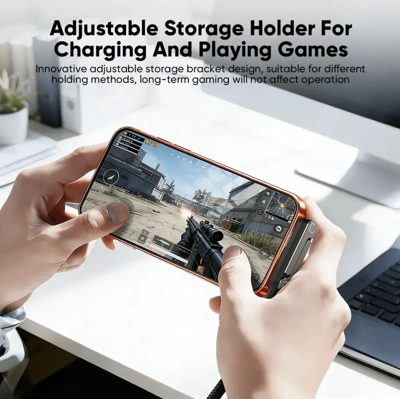 CABLE USB-C A LIGHTNING 36W CON SOPORTE PLEGABLE DE 1.5M - 2