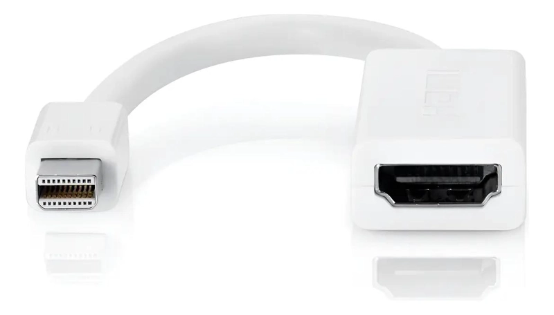 ADAPTADOR MINI DISPLAYPORT A HDMI FULL HD BLANCO - 1