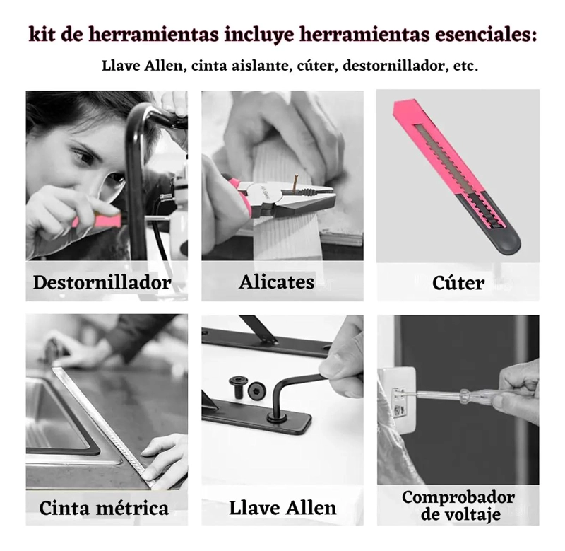 KIT DE HERRAMIENTAS DE 13 PIEZAS CON CAJA - 4