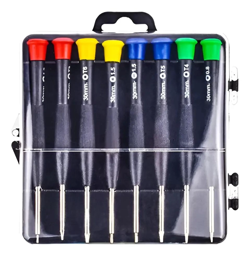 SET DE 8 DESTORNILLADORES DE PRECISION PARA REPARACIONES - 1
