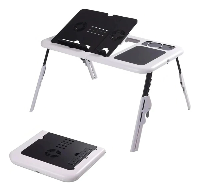 MESA PORTATIL PLEGABLE CON VENTILADORES Y BASE PARA MOUSE - 2
