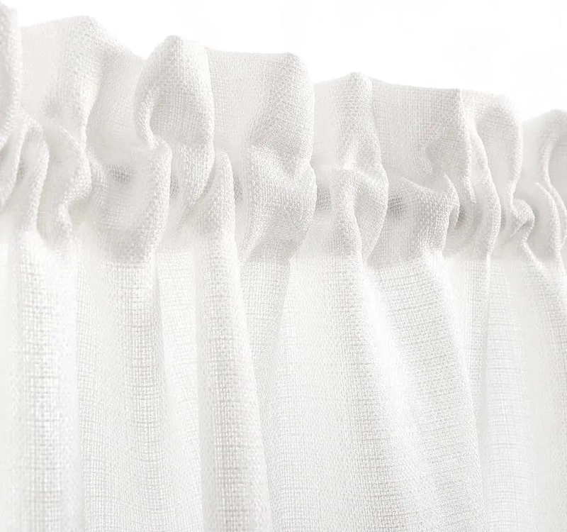 CORTINAS BLANCAS PARA PUERTAS FRANCESAS DE 72 PULGADAS - 3