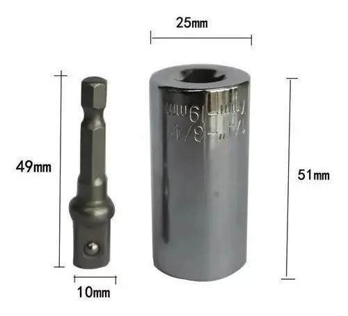 LLAVE DADO UNIVERSAL PARA MEDIR DE 7MM A 19MM - 5