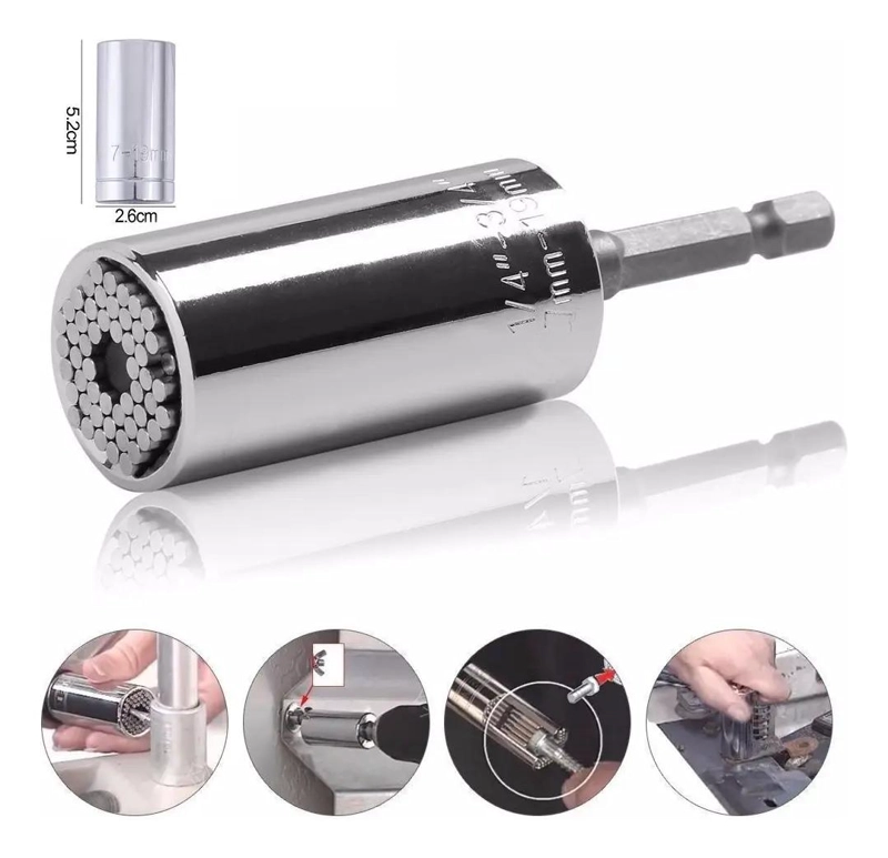 LLAVE DADO UNIVERSAL PARA MEDIR DE 7MM A 19MM - 6