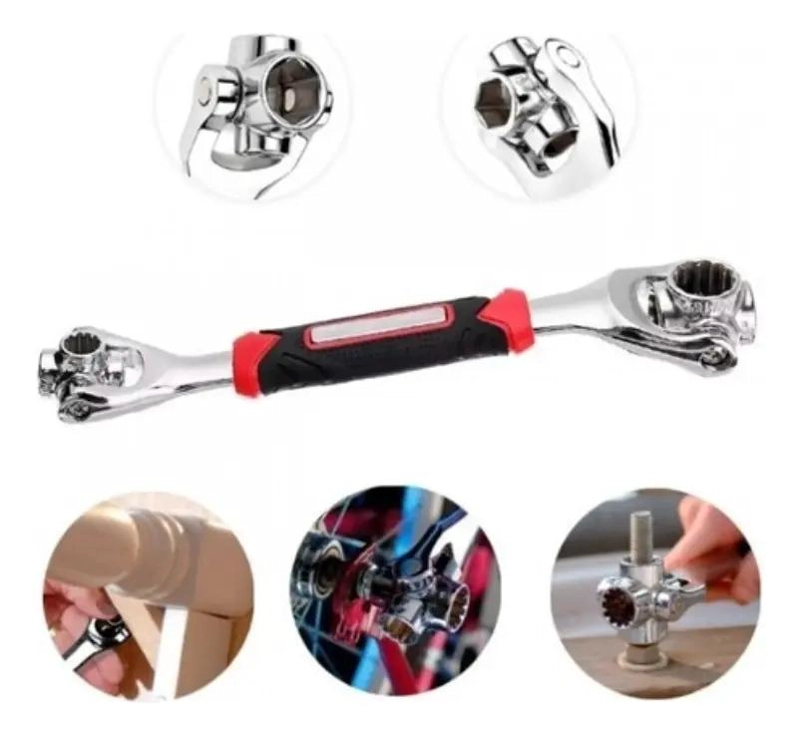 LLAVE UNIVERSAL MULTIFUNCION 48 EN 1 CON CABEZAL GIRATORIO - 2