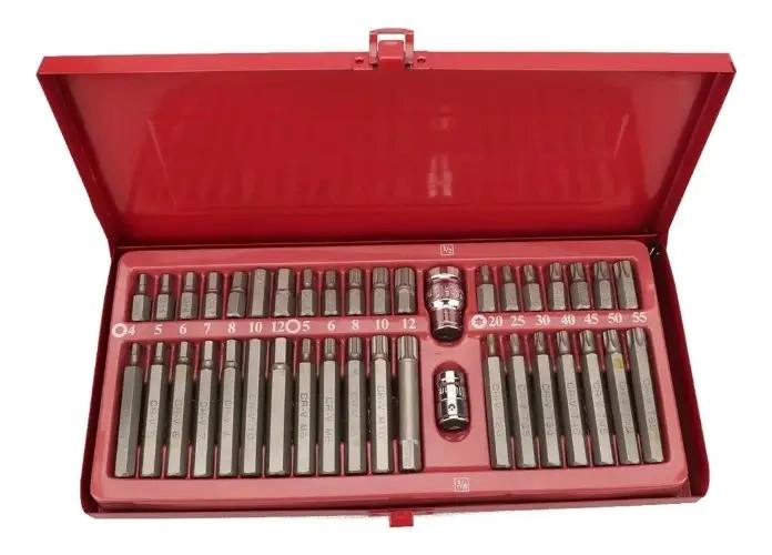JUEGO DE PUNTAS TORX ALLEN IMBUS 40 PIEZAS PARA HERRAMIENTAS - 1