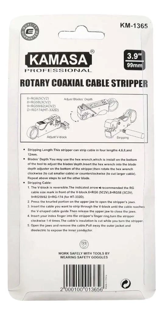 CORTA Y PELA CABLE MULTIUSO CON HOJA DE ACERO - 1