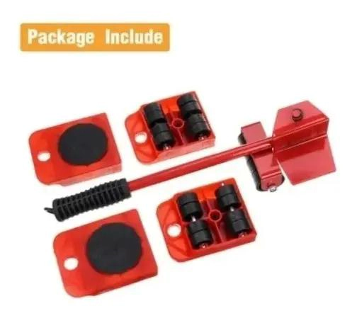 JUEGO DE HERRAMIENTAS PARA MOVER MUEBLES PESADOS CON RUEDAS - 5