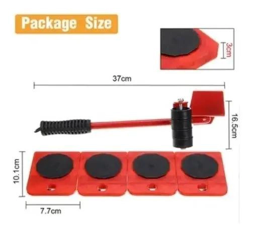 JUEGO DE HERRAMIENTAS PARA MOVER MUEBLES PESADOS CON RUEDAS - 6