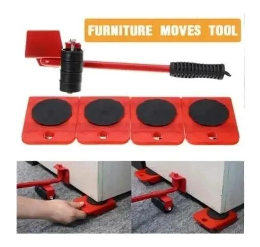 JUEGO DE HERRAMIENTAS PARA MOVER MUEBLES PESADOS CON RUEDAS - 8