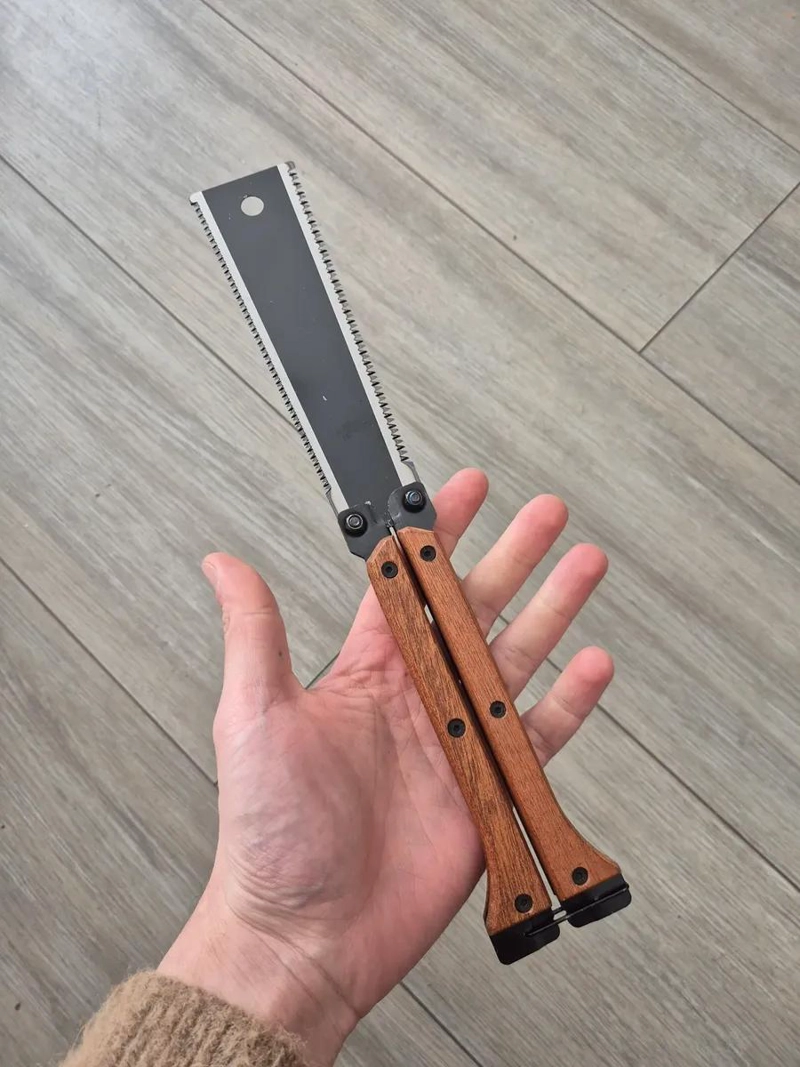 SIERRA JAPONESA PLEGABLE DE 30 CM PARA MADERA - 1