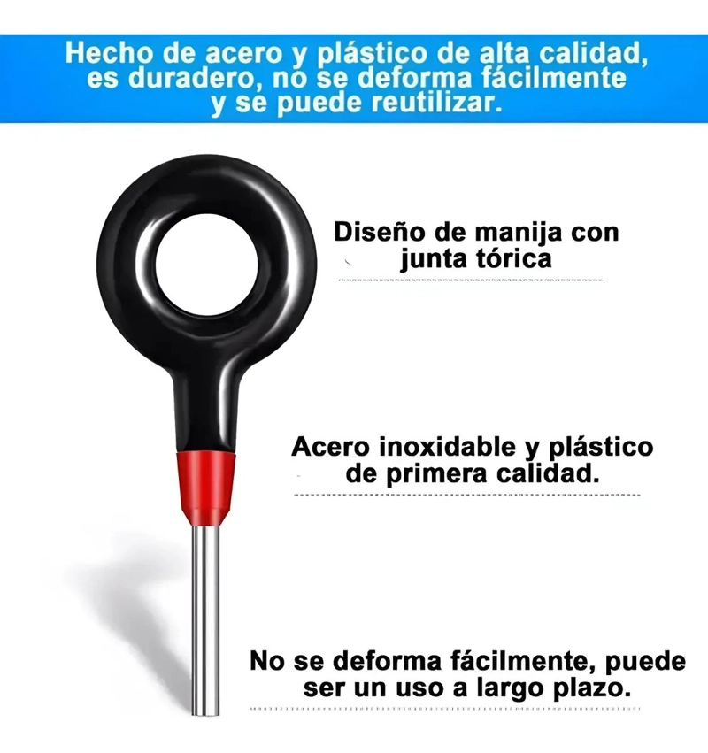 KIT DE HERRAMIENTAS EXTRACTORAS DE TERMINALES CON 39 PIEZAS - 4