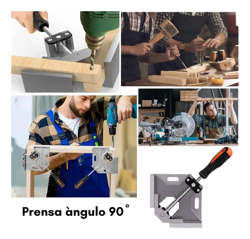 PRENSA ESQUINERA GRANDE PARA UNIR MADERA Y OTROS MATERIALES - 3
