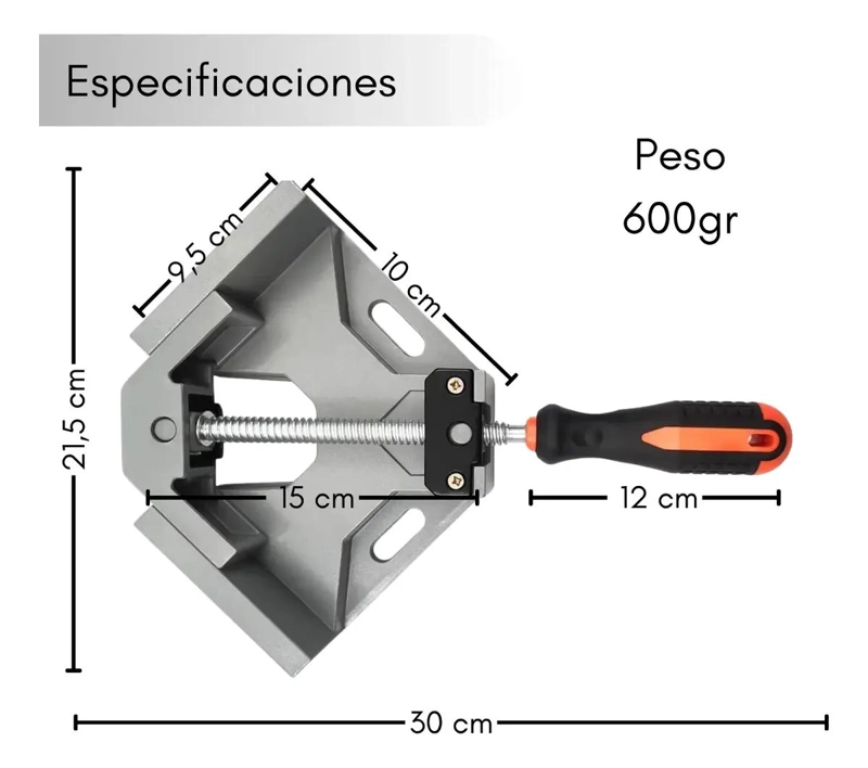 PRENSA ESQUINERA GRANDE PARA UNIR MADERA Y OTROS MATERIALES - 5
