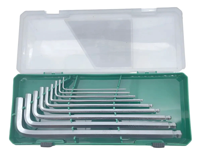 SET DE 9 LLAVES ALLEN EXTENDIDAS PARA HERRAMIENTAS DE PRECISION - 1