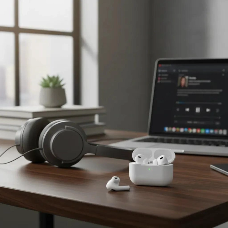 AUDIFONOS INALAMBRICOS CON CANCELACION DE RUIDO Y TRADUCCION IA - 8