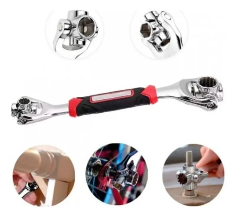 LLAVE UNIVERSAL MULTIFUNCIONAL 48 EN 1 CON CABEZAL GIRATORIO - 3
