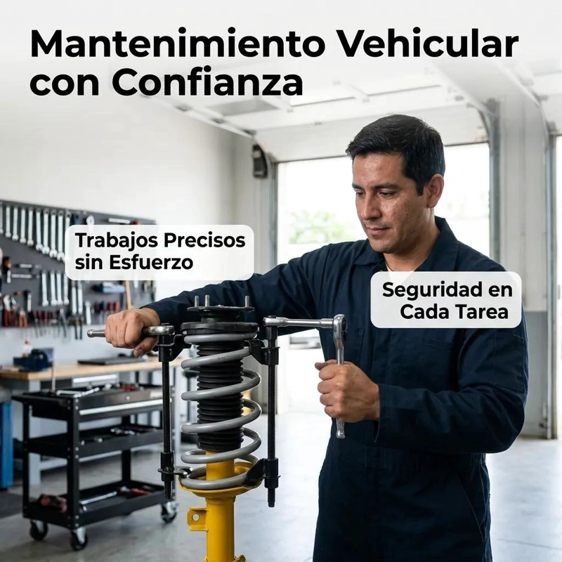 COMPRESOR UNIVERSAL DE MUELLES PARA SUSPENSION DE VEHICULOS - 10