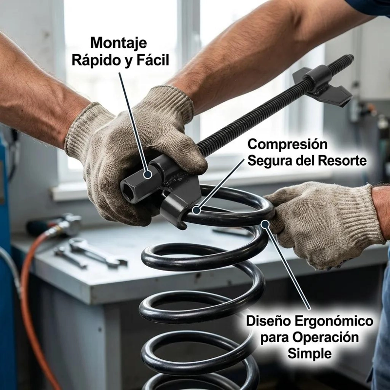 COMPRESOR UNIVERSAL DE MUELLES PARA SUSPENSION DE VEHICULOS - 9