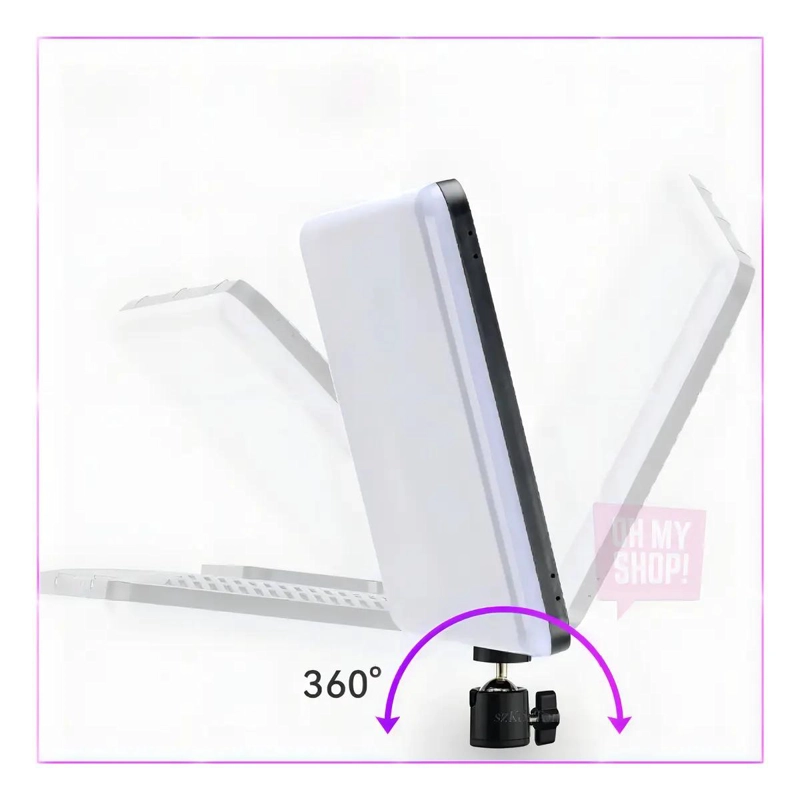 PANEL LED REGULABLE PARA FOTOGRAFIA CON TRIPODE USB - 9