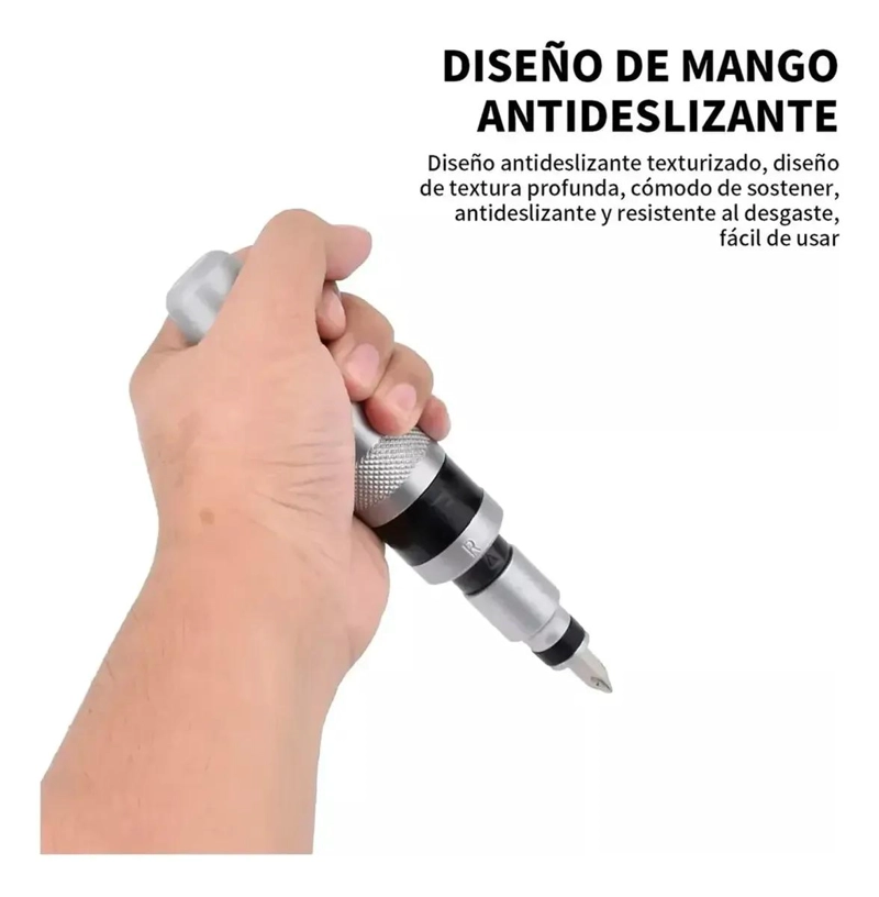 KIT DE 13 DESTORNILLADORES DE IMPACTO PARA REPARACIONES - 2